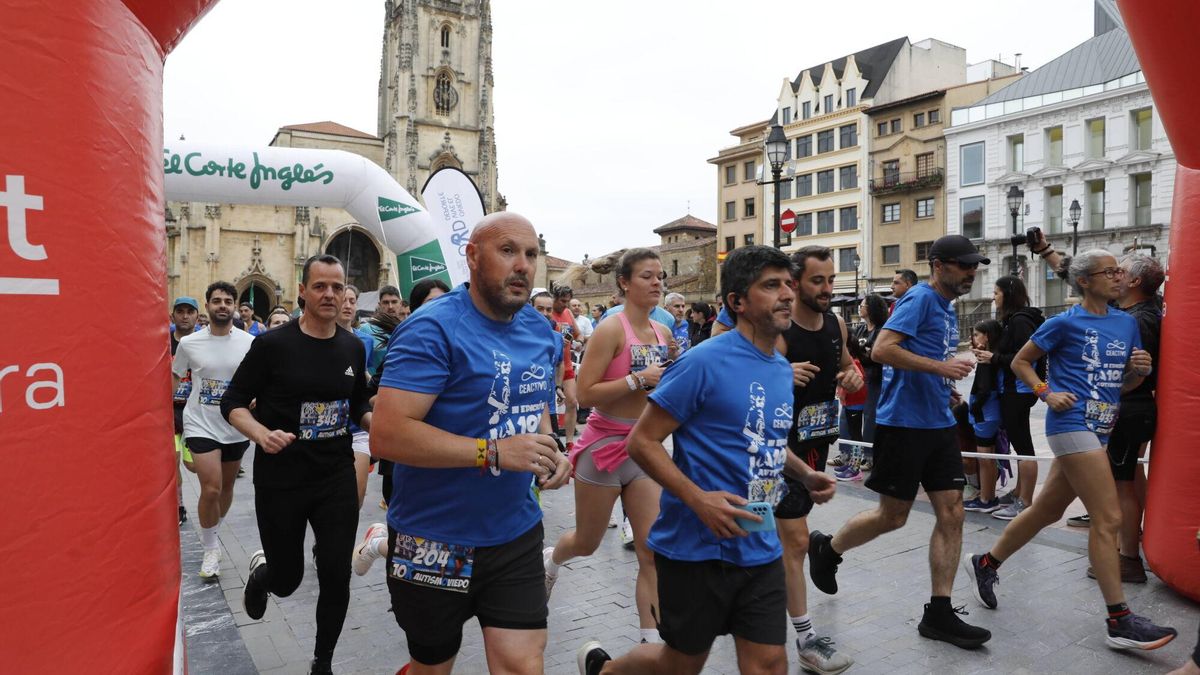 EN IMÁGENES: Carrera "10 KM AutismOviedo"