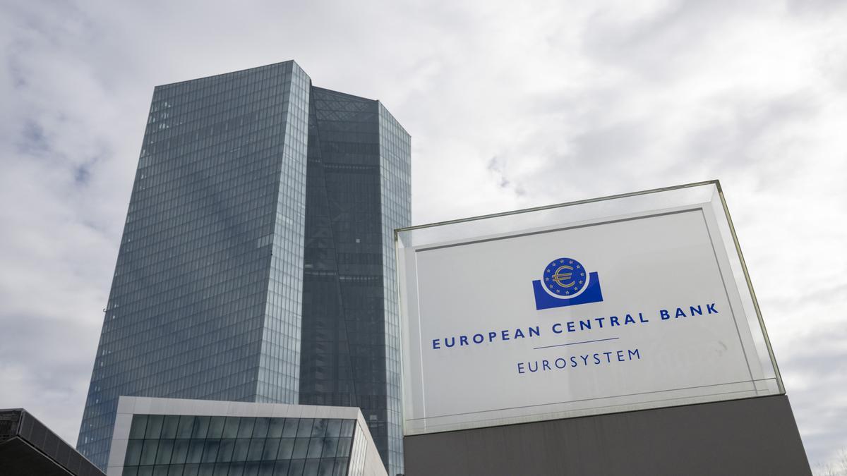 Sede del Banco Central Europeo (BCE) en Frankfurt (Alemania).
