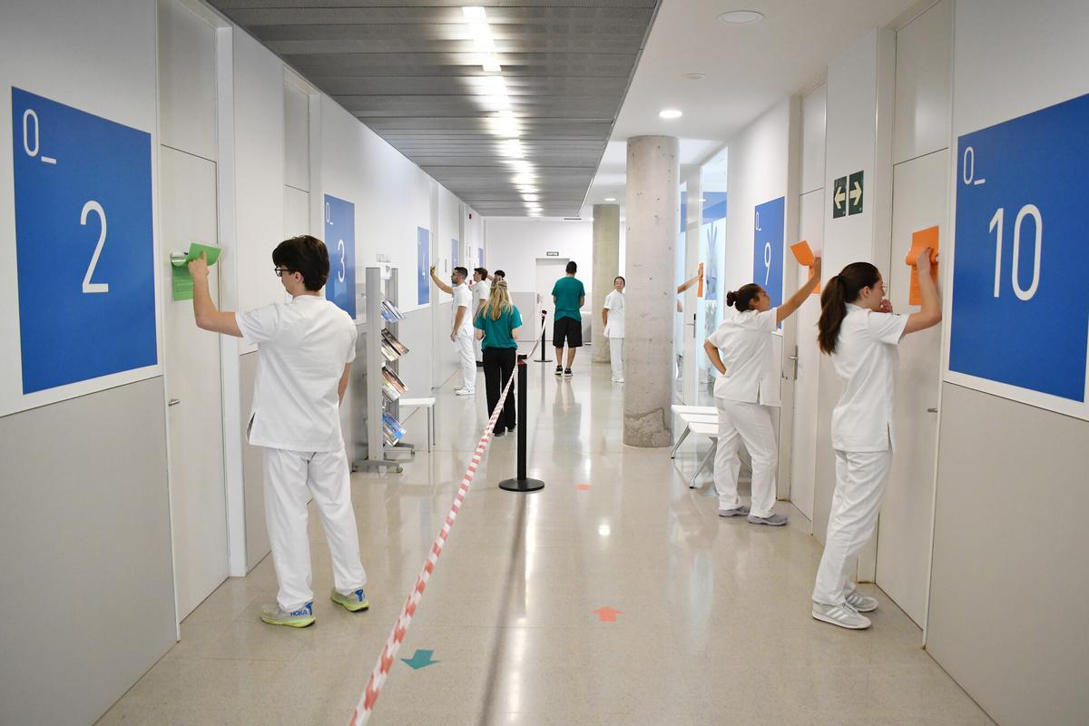 Un moment de la prova a les instal·lacions d'UManresa