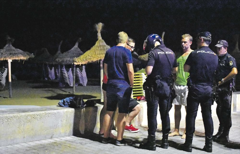 Robos a turistas en Playa de Palma