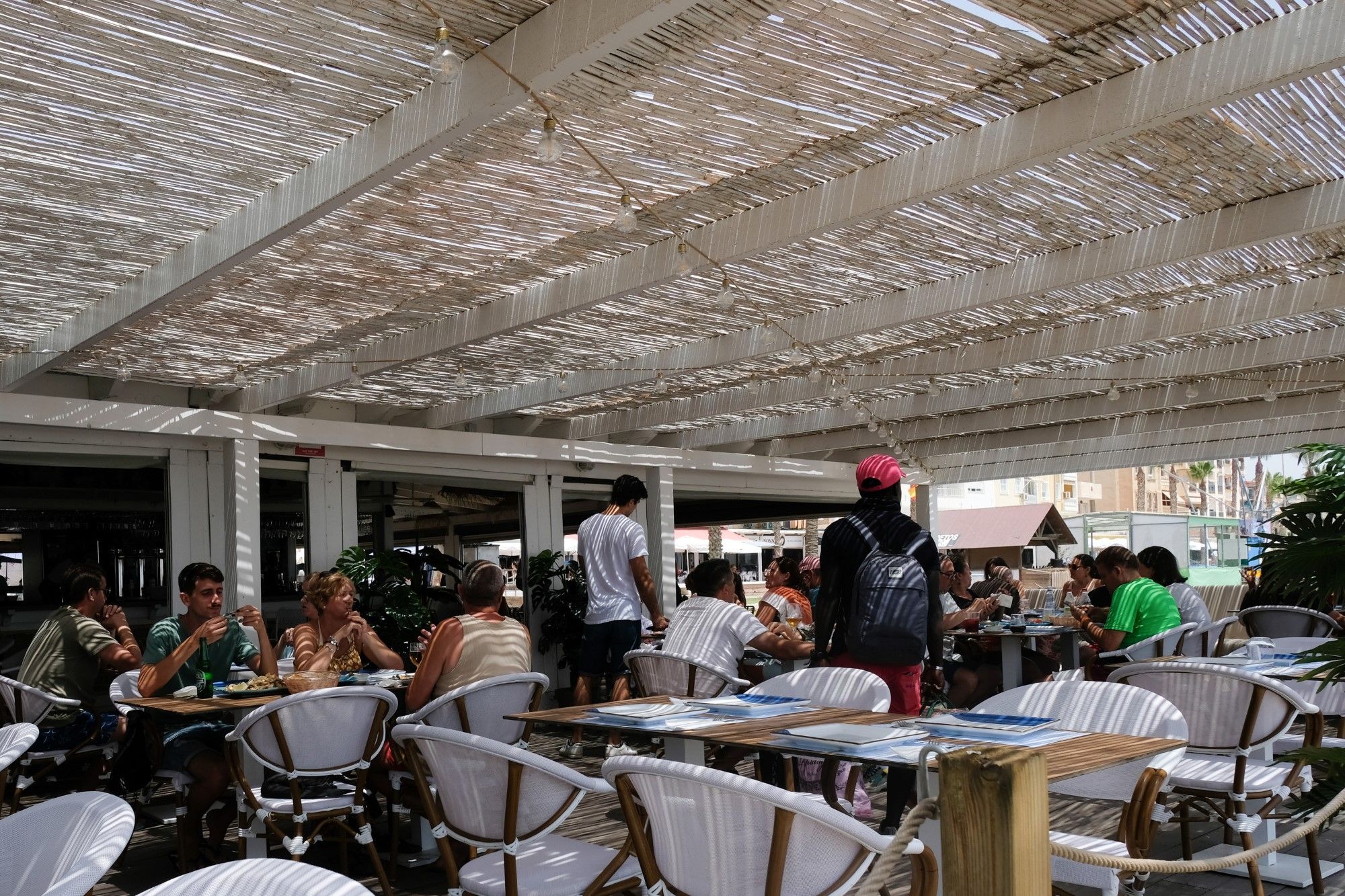 Las playas de Málaga, llenas en el primer domingo de julio