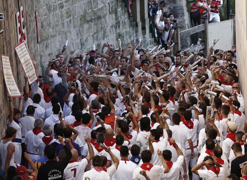 Primer 'encierro' de Sant Fermí