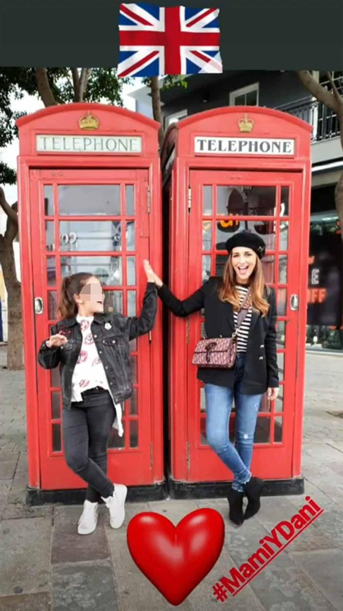 Paula Echevarría y Daniella en Gibraltar