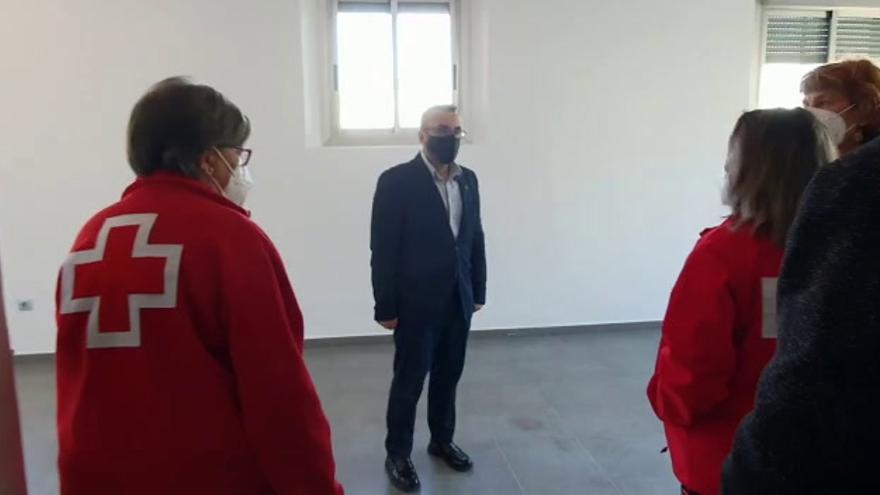 Visita a las obras de la nueva sede de Cruz Roja en Vila-real