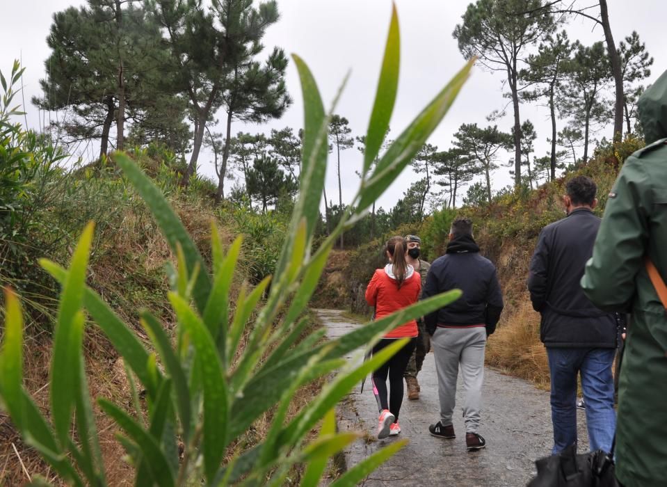 Visita inédita a la batería militar de O Grove