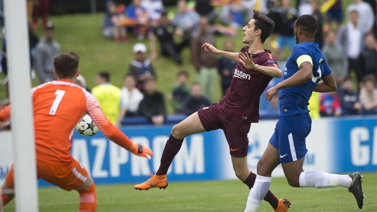 Alejandro Marqués abrió el marcador en la UEFA Youth League