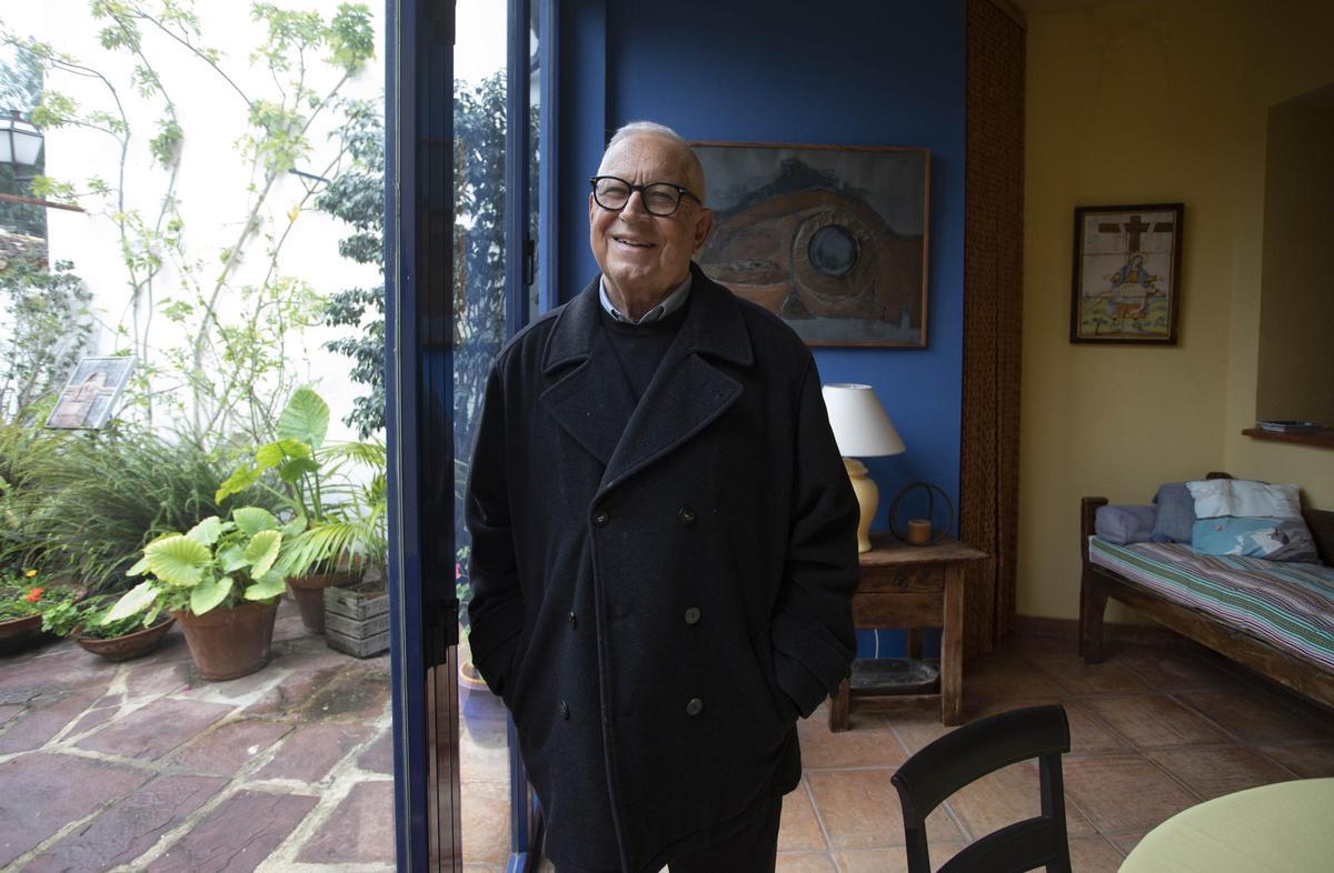 Fernando Delgado, en su casa de Faura, en una imagen de archivo.