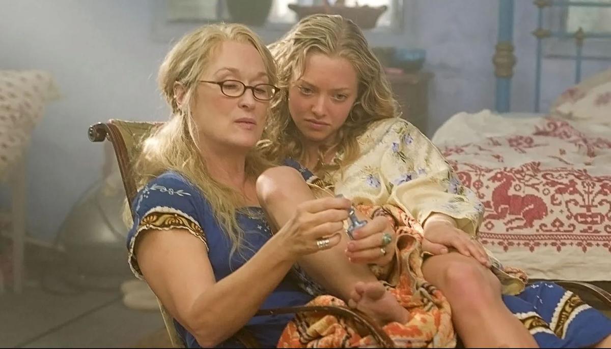 Meryl Streep i  Amanda Seyfried en una escena de l'adaptació cinematogràfica