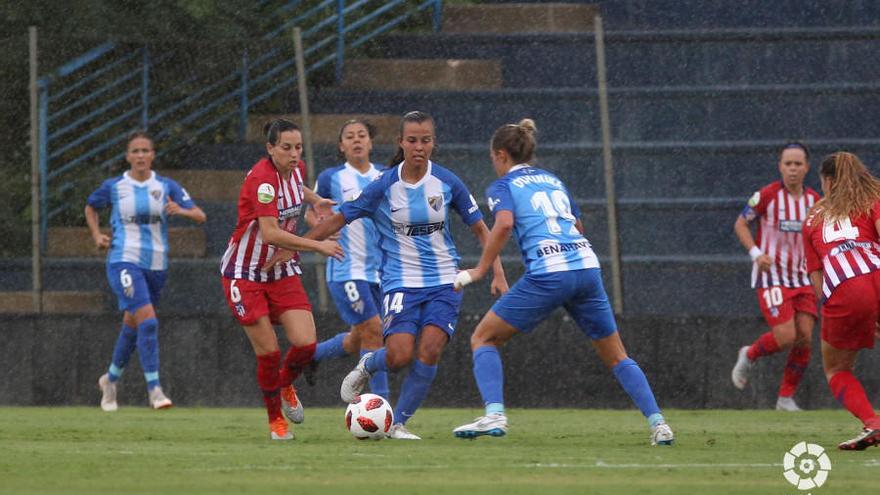 Imagen del partido entre el Málaga CF-Atlético de Madrid femenino