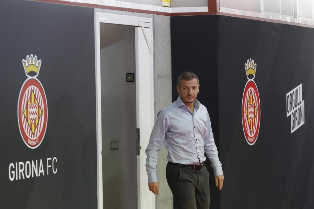 Girona FC: Presentació i primer entrenament de Pep LLuís Martí