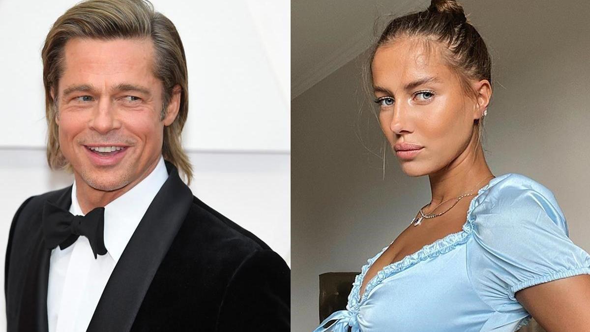 La modelo alemana Nicole Poturalski, la nueva novia de Brad Pitt