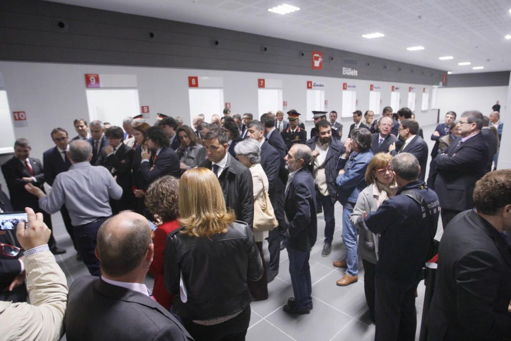 Inauguració de la nova estació d'autobusos de Girona