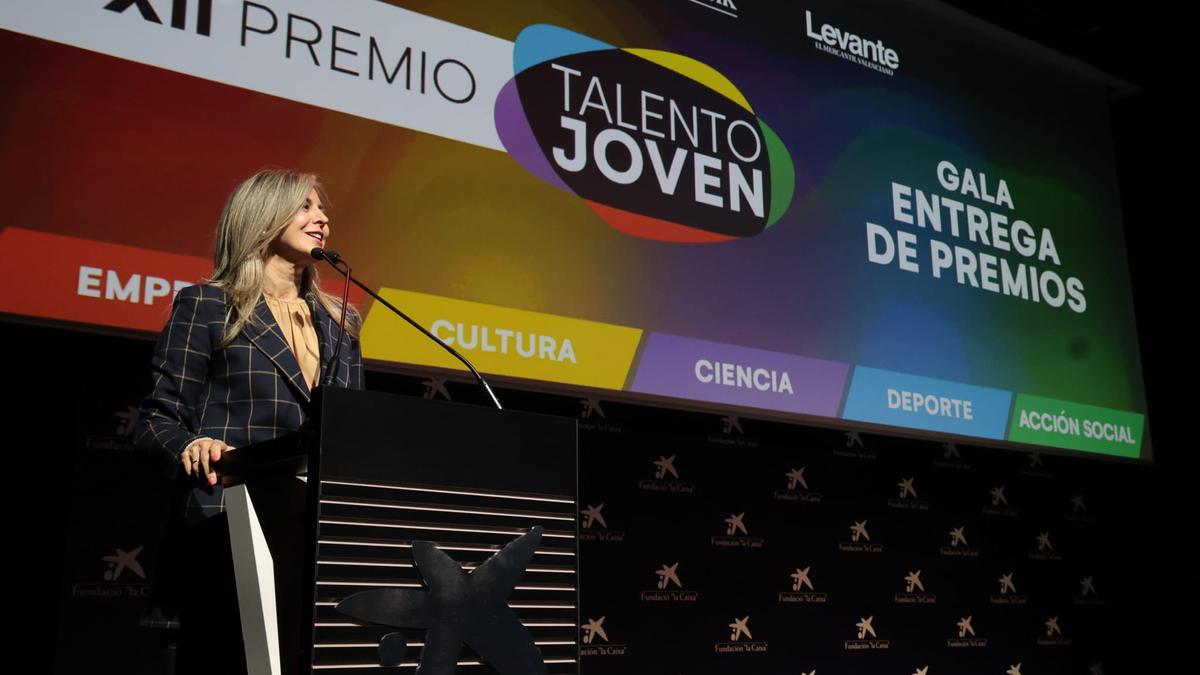 Olga García, directora territorial de CaixaBank en la Comunitat Valenciana y Región de Murcia.