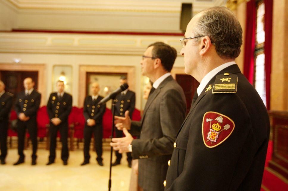 Acto de homenaje a los bomberos