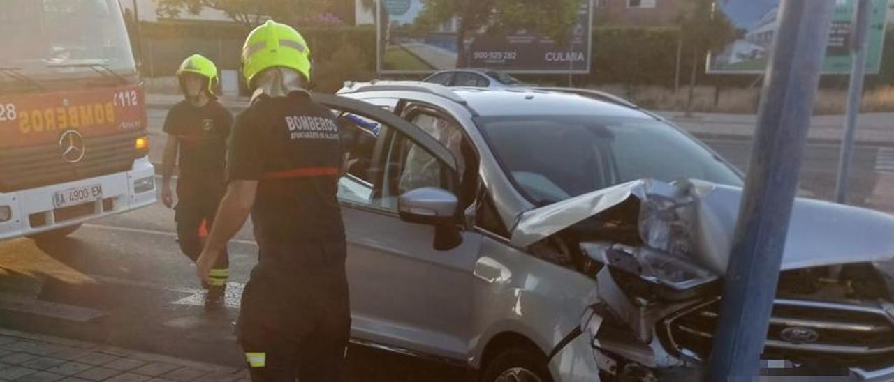 Imagen de un accidente ocurrido este fin de semana en Alicante.