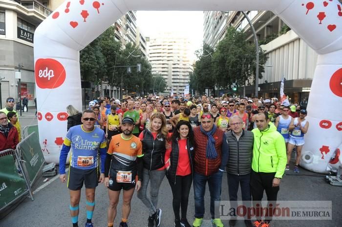 Salida Maratón y Media Maratón de Murcia