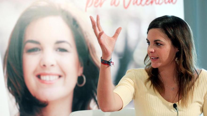 La candidata del PSOE a la Alcaldía, Sandra Gómez