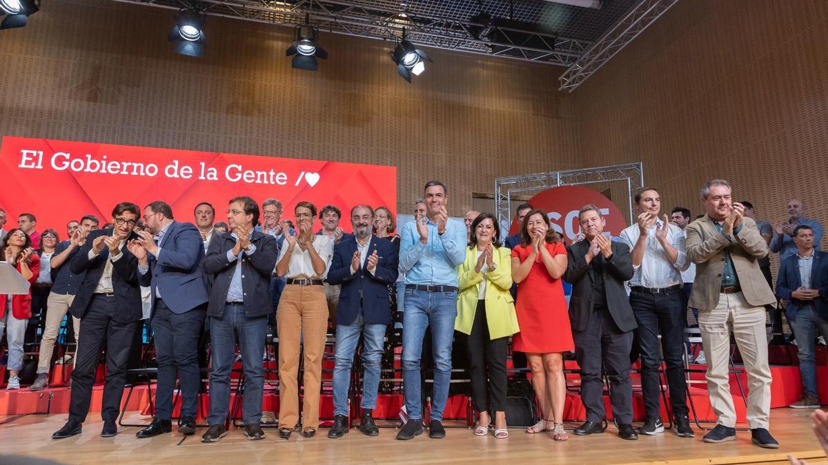 Foto del Consejo Federal del PSOE en Zaragoza.