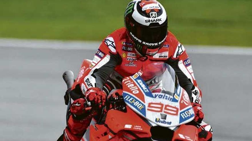 Jorge Lorenzo, piloto de la escudería Ducati.