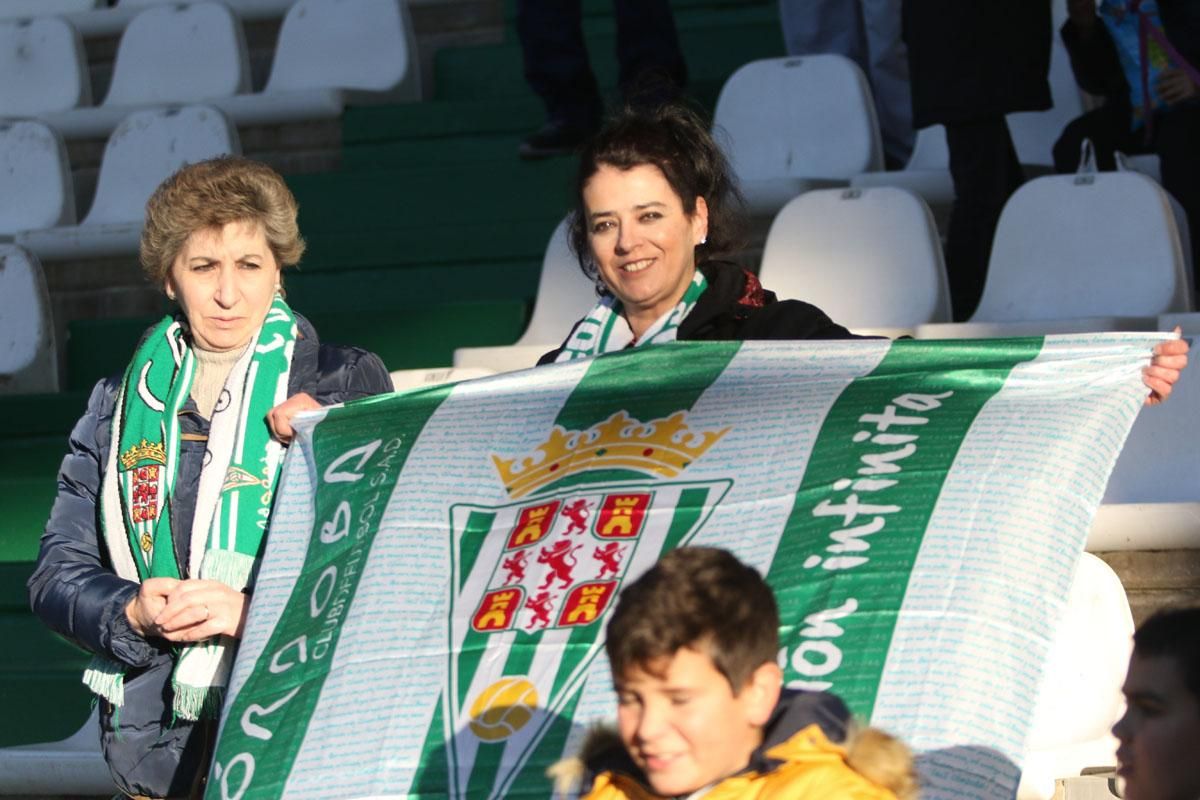 La afición blanquiverde en el Córdoba-Albacete