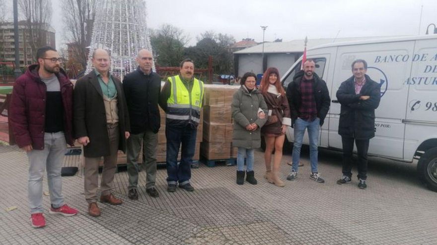 El Grupo Covadonga logra otros 3.092 kilos de comida para el Banco de Alimentos