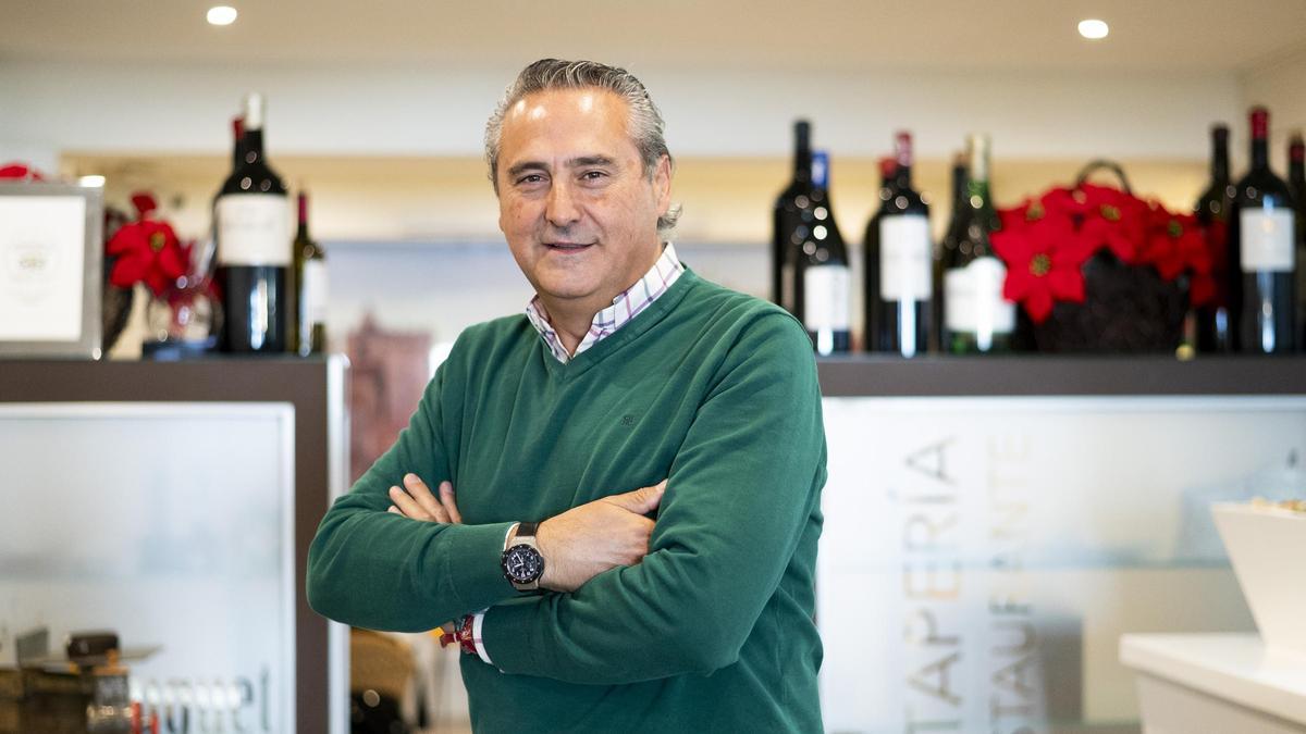 Mariano Pérez de Guzmán, gerente de tapería restaurante Bouquet.