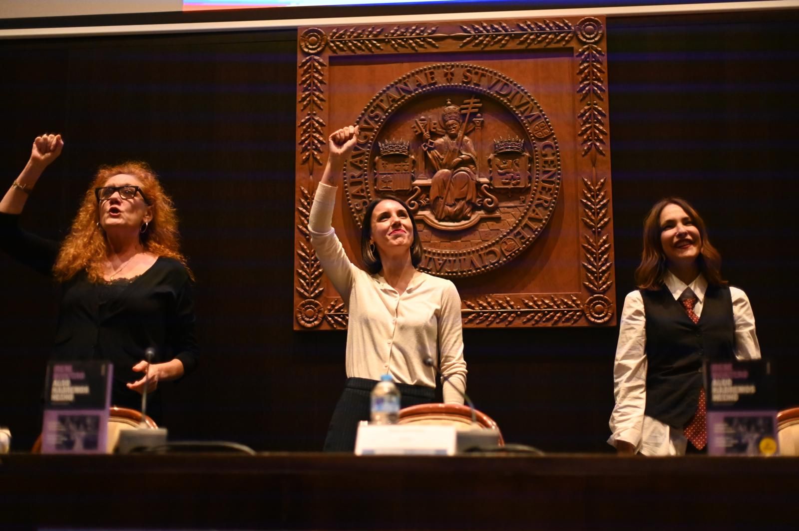 EN IMÁGENES | Irene Montero visita Zaragoza