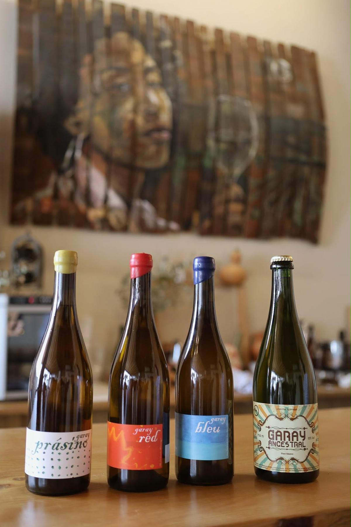 Variedad de vinos de Bodegas y Viñedos Garay