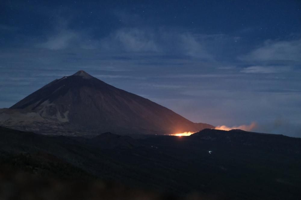 Incendio en el Teide