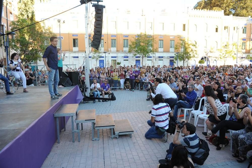 Mitin de Íñigo Errejón en Murcia