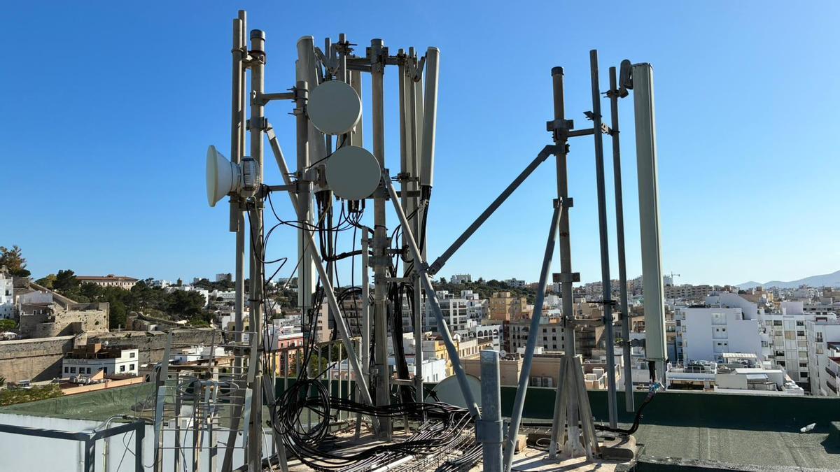 Parte de la infraestructura sobre la azotea.
