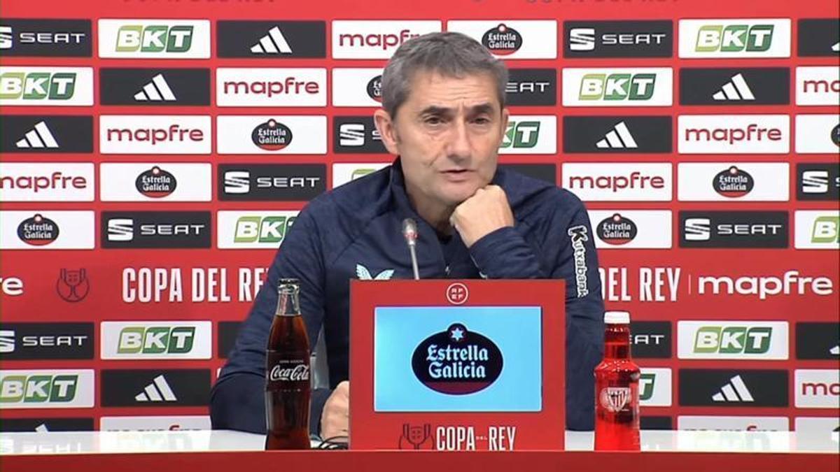Ernesto Valverde: “Espero un gran ambiente en San Mamés”