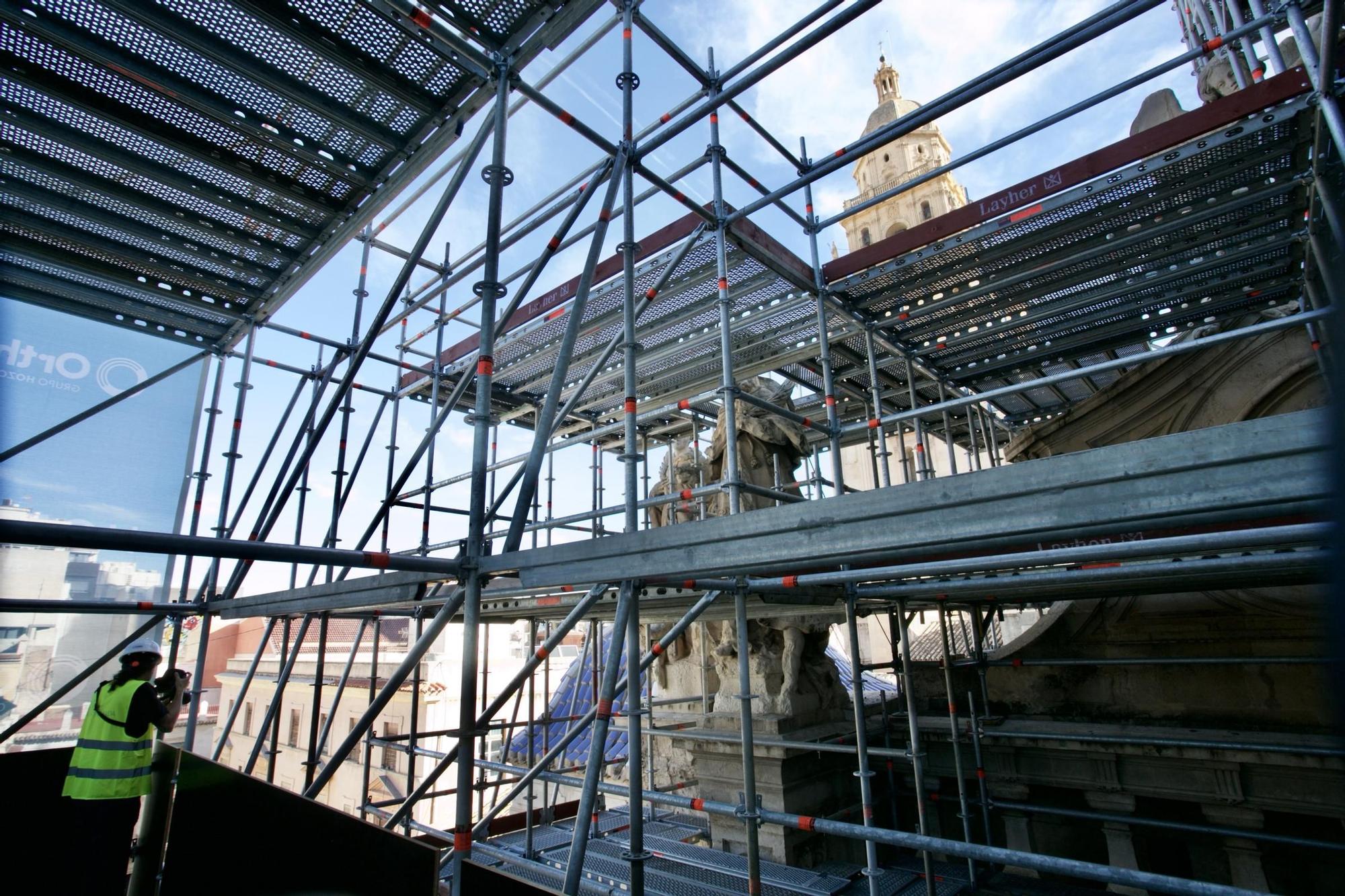 Así serán las visitas al imafronte de la Catedral de Murcia