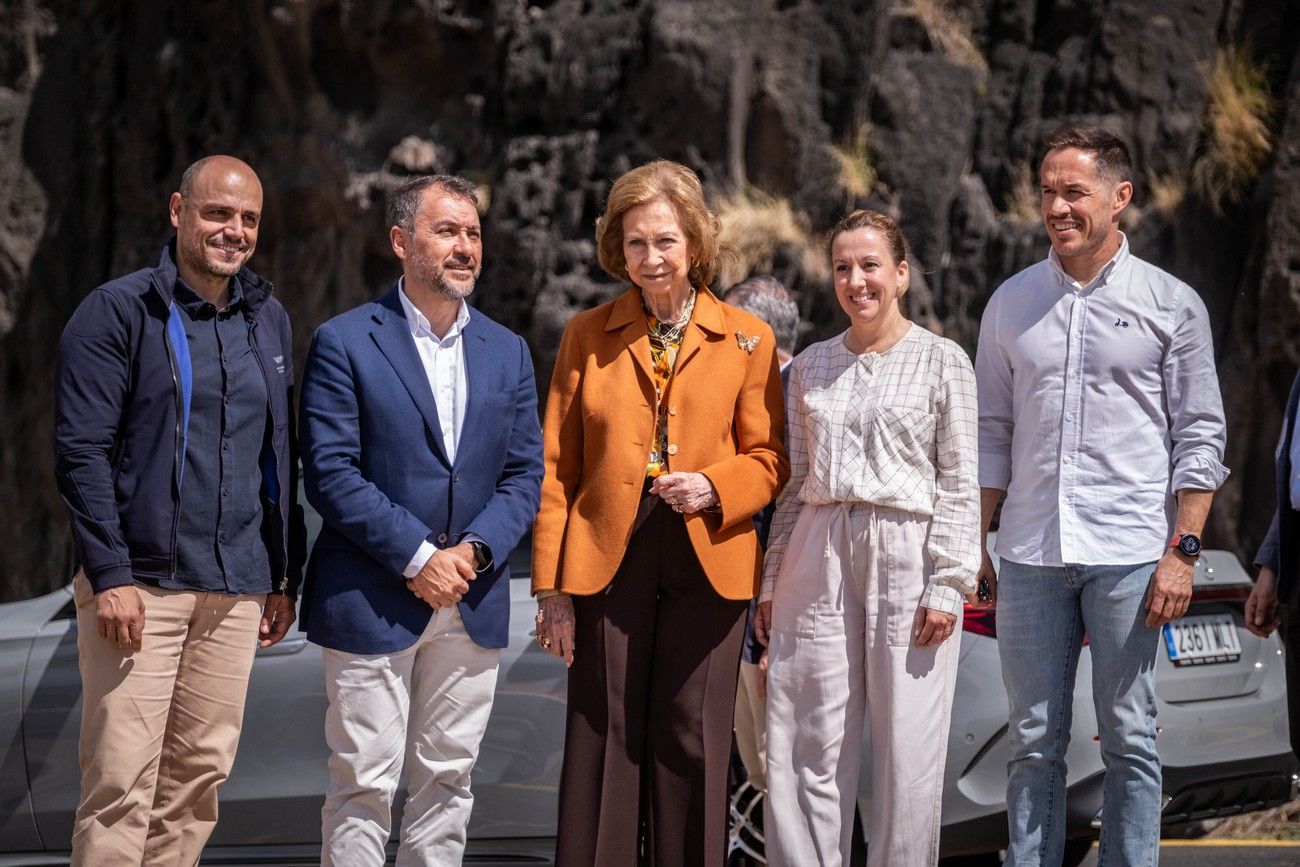 La reina Sofía asiste en Tenerife a una suelta de tortugas marinas recuperadas de lesiones