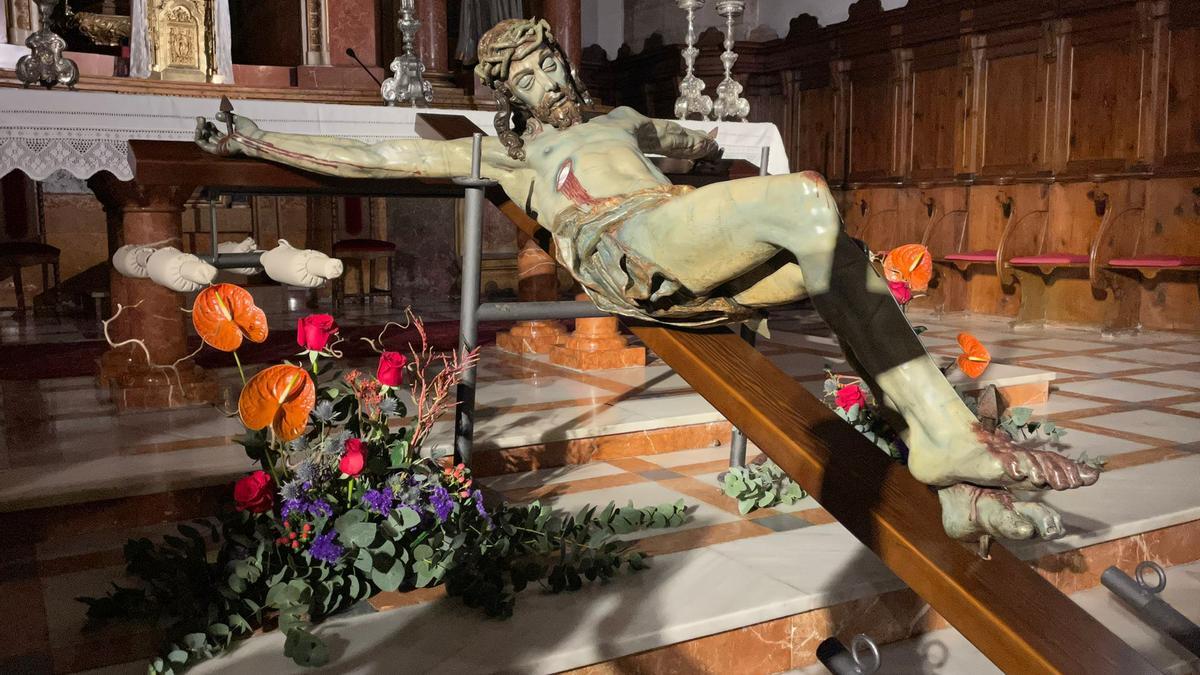 Triduo de la Buena Muerte en la iglesia de San Vicente.