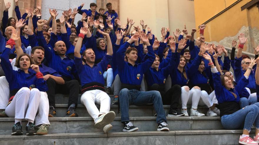 Els Castellers de Berga tanquen la temporada més integradora