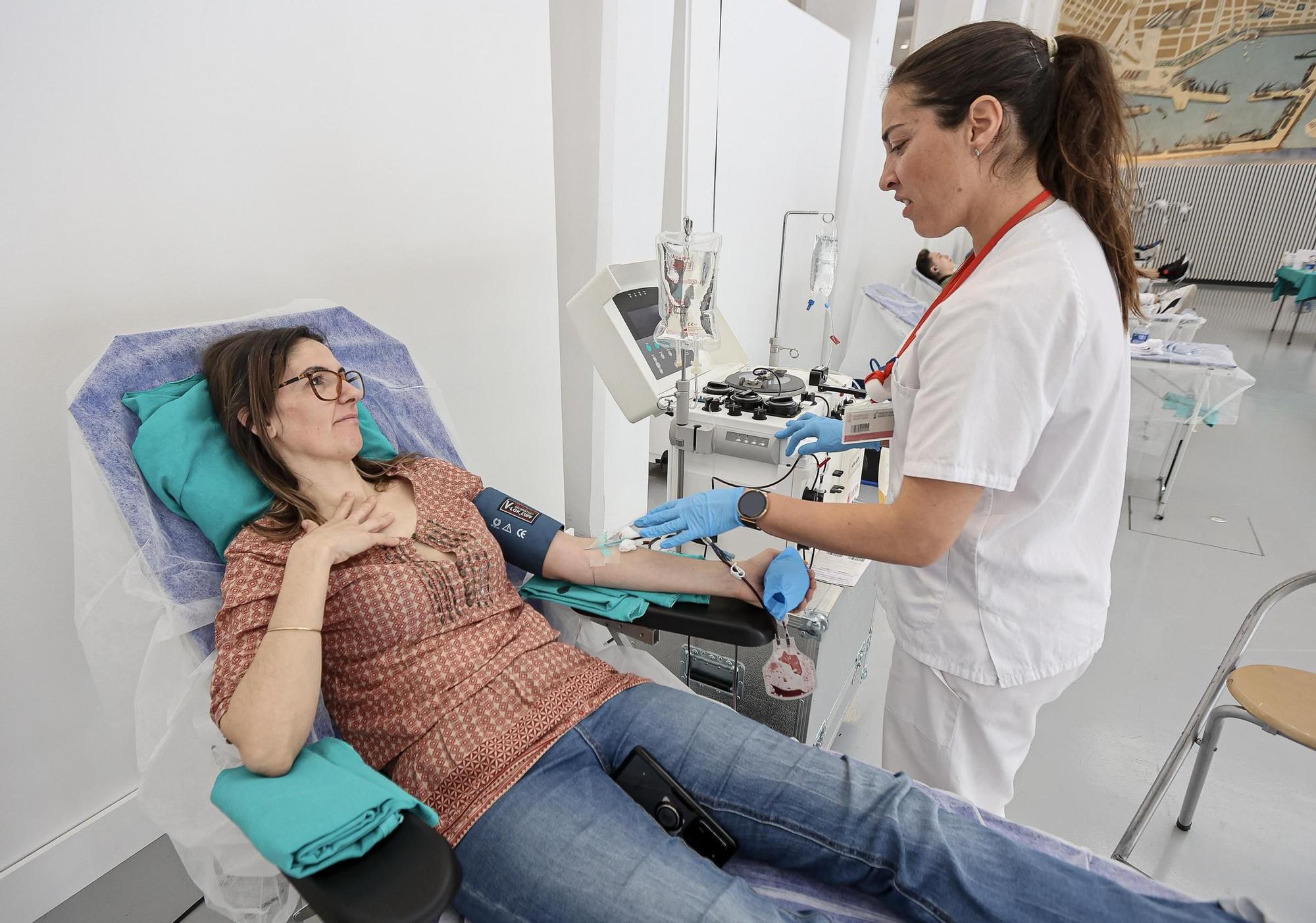 Maratón de donación de sangre en el Espacio Séneca