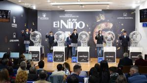Celebración del Sorteo de la lotería del Niño en el salón de Loterías y Apuestas del Estado, a 6 de enero de 2025, en Madrid (España).