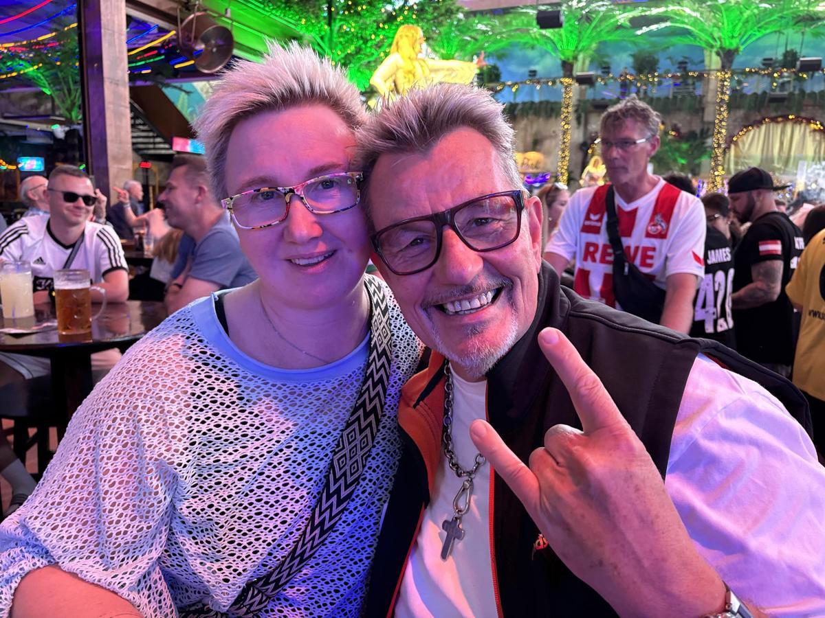 Andy Luxx mit seiner Ehefrau Anke.