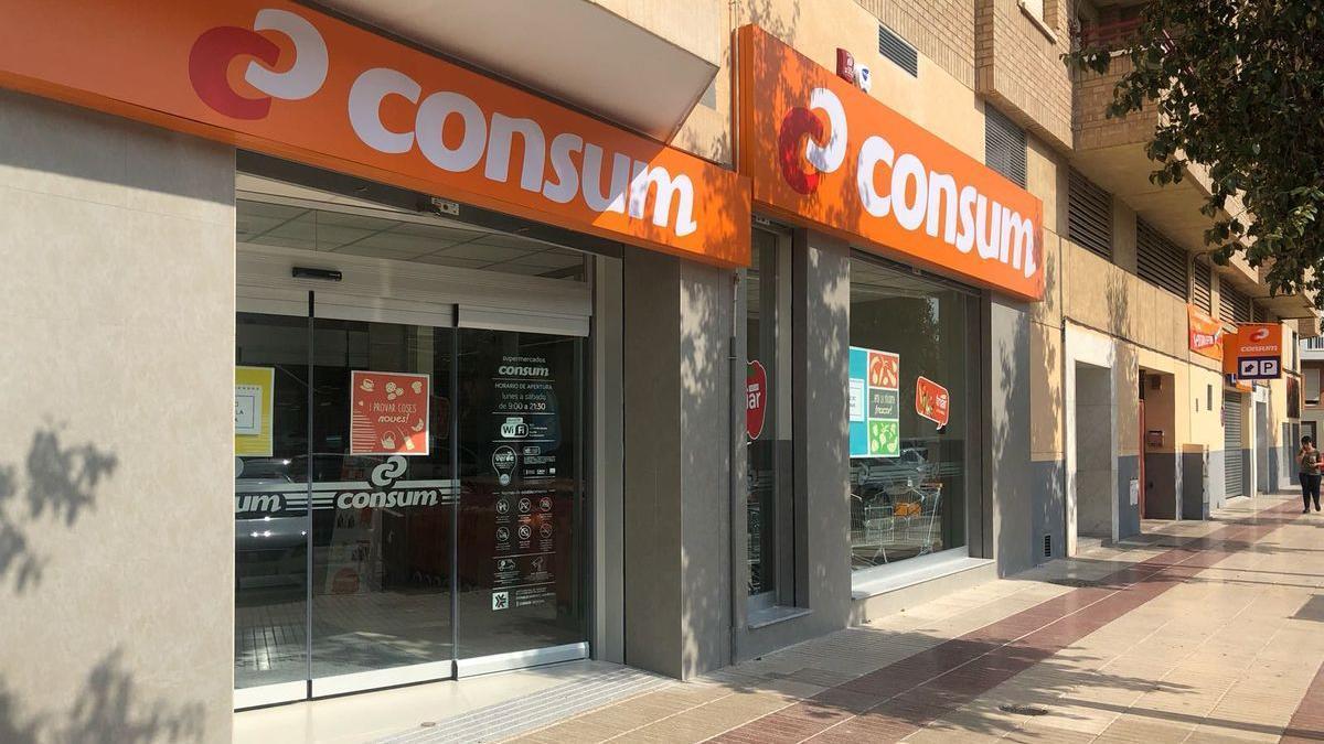 Imagen de archivo de un supermercado Consum en Castellón.