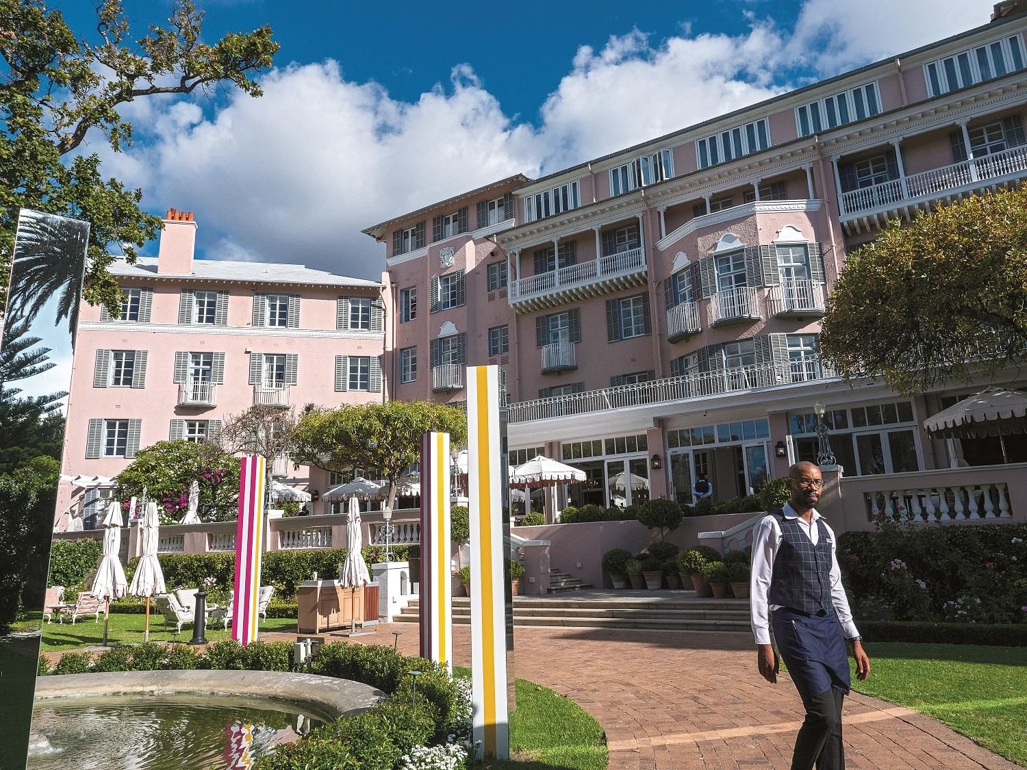 Fachada del hotel Mount Nelson.