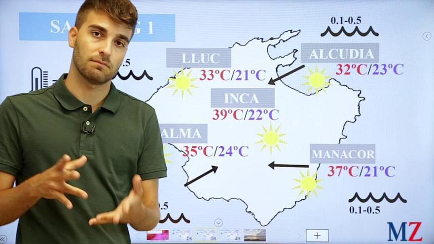 Im Video: So heiß wird es auf Mallorca am Wochenende