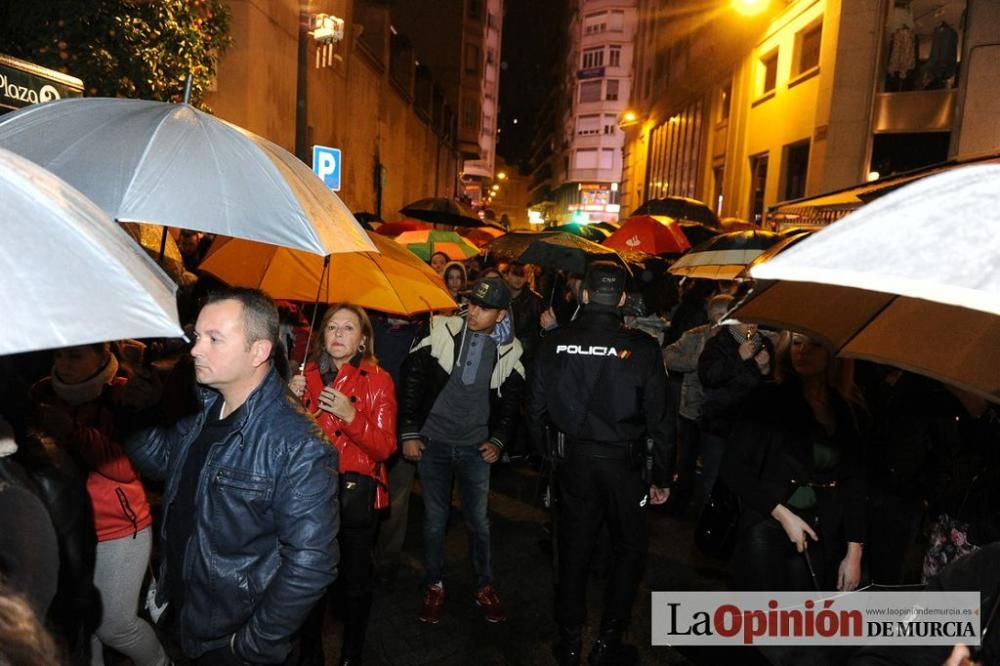 Protesta por la agresión a Andrés Martínez