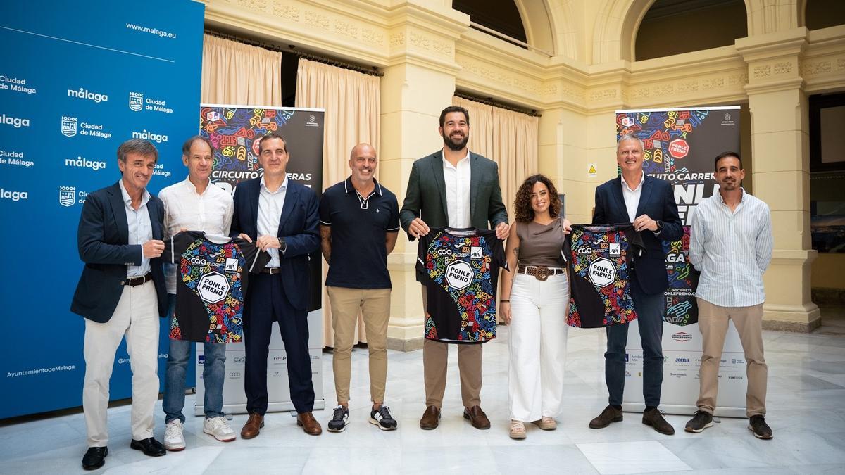 Imagen de la presentación de la carrera Ponle Freno en Málaga.