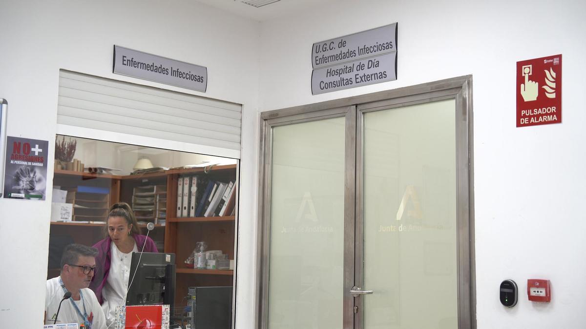 Unidad de Enfermedades Infecciosas del hospital Reina Sofía.