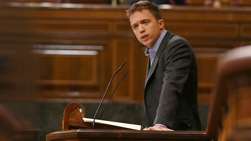 Íñigo Errejón, en la tribuna del Congreso.