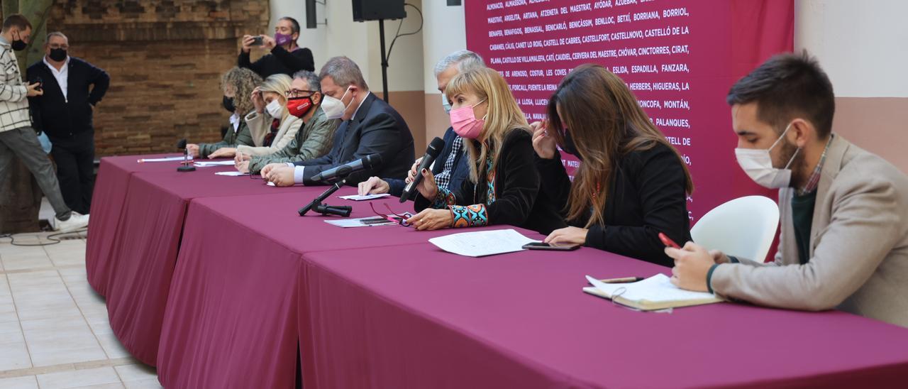 Partidos y agentes sociales animaron a acudir a la manifestación en Castellón.