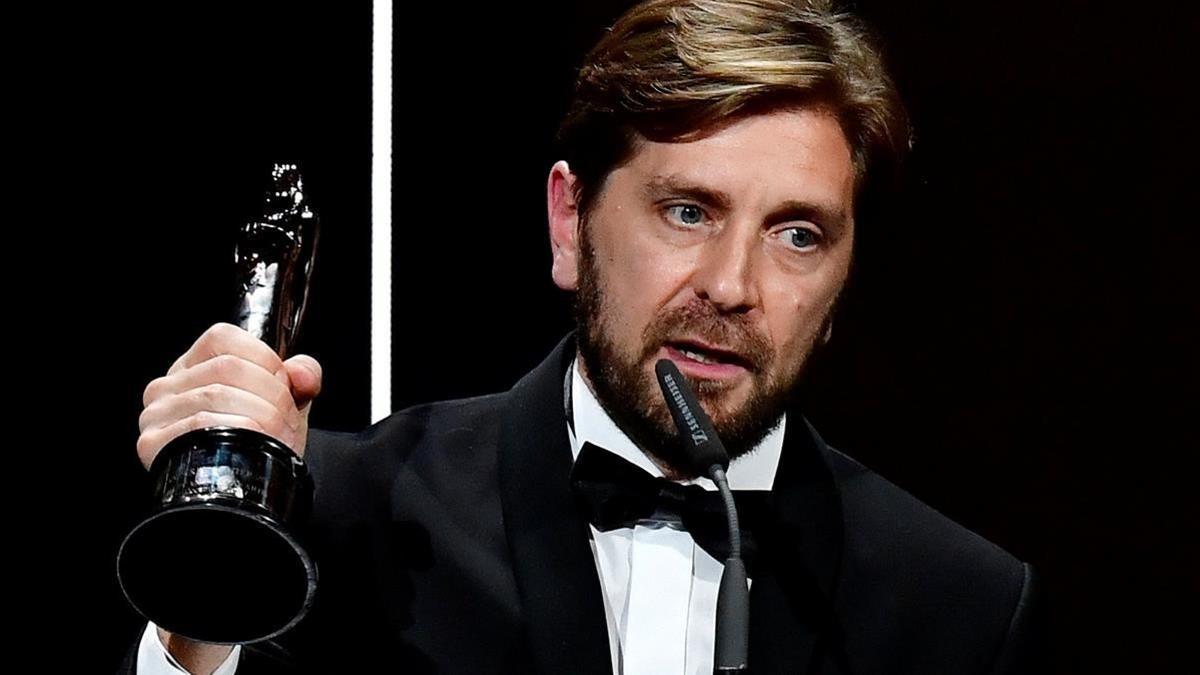 El director sueco Ruben Östlund, en los Premios del Cine Europeo