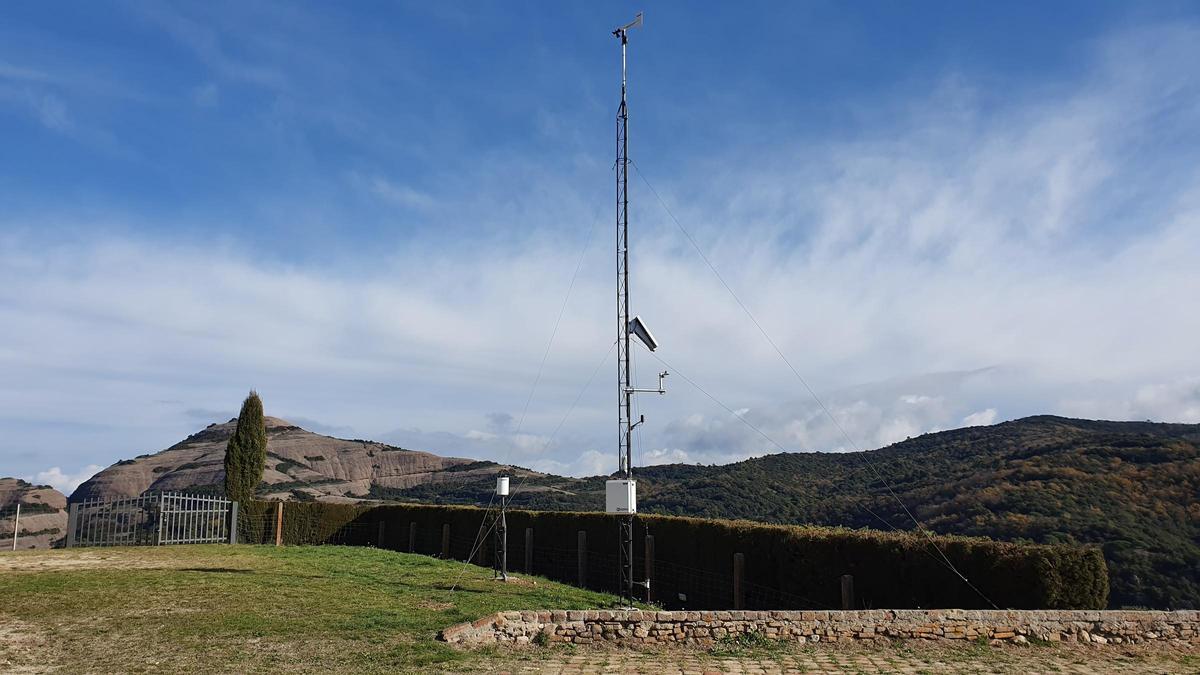 Estació automàtica situada a la Mata
