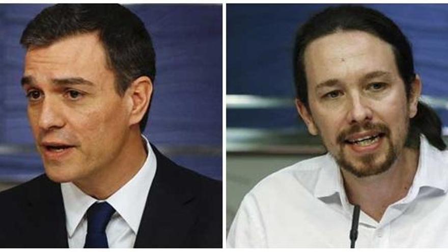 Sánchez e Iglesias disienten en los plazos para negociar